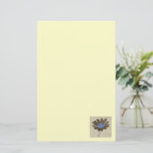 Neutral Daisy Notepaper Briefpapier (Stehend Vorderseite)