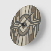 Neutral Deco Panel II Runde Wanduhr (Winkel)