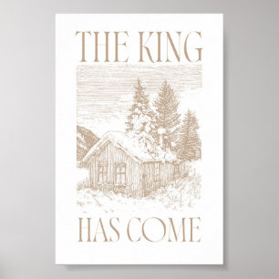 Neutral der König ist Weihnachten gekommen Poster