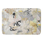 Neutral Elegant Abstract Collage Design Badematte (Vorderseite)