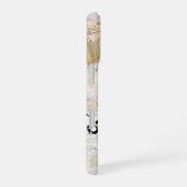 Neutral Elegant Abstract Collage Design iPhone 16 Hülle (Rechte Seite)