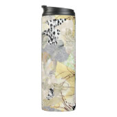 Neutral Elegant Abstract Collage Design Thermosbecher (Nach rechts gedreht)