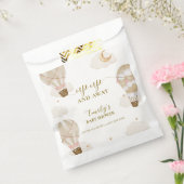 Neutral Elegant Boho Hot Air Ballon Babydusche Geschenktütchen (Versiegelt)