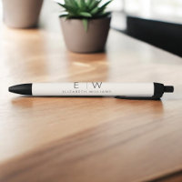 Neutral Elegant Moderner Minimalistischer Monogram