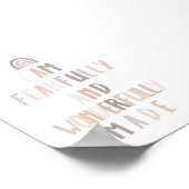 Neutral erschreckend und wunderbar gedruckt poster (Ecke)