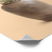  Neutral Farmhouse Art Baby’s Breath Frame Ready  Poster (Ecke)