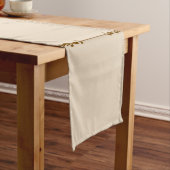 Neutral Farmhouse Botanical Table Runner Kurzer Tischläufer (Beispiel)