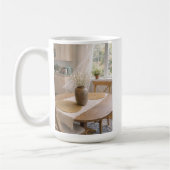 Neutral Farmhouse Wildflower Floral Kaffeetasse (Links)