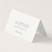 Neutral Floral Wedding Place Cards (Vorderseite)