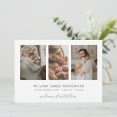 Neutral für moderne Baby Foto Collage Gender (Stehend Vorderseite)