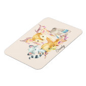 Neutral für niedliche Kleintiere Individuelle Name Magnet (Linke Seite)