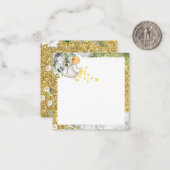 Neutral für religiöse Glitzer Mitteilungskarte (Vorderseite/Rückseite Beispiel)