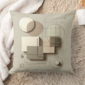Neutral Geometric Structure Kissen (Decke)