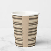 Neutral gestreift pappbecher (Links)