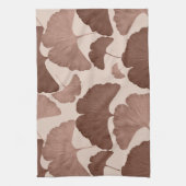 Neutral Ginkgo Botanical Dream 1 Geschirrtuch (Vertikal)