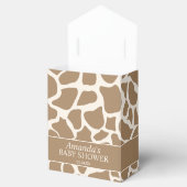 Neutral Giraffe Baby Duwer Fevor Box Geschenkschachtel (Geöffnet)