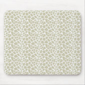 Neutral Giraffe Print Mousepad (Vorne)