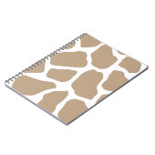 Neutral Giraffe Print Notizblock (Linke Seite)