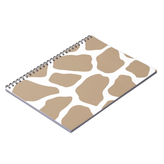 Neutral Giraffe Print Notizblock (Linke Seite)