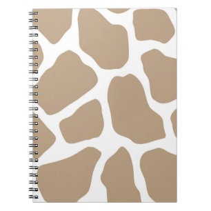 Neutral Giraffe Print Notizblock