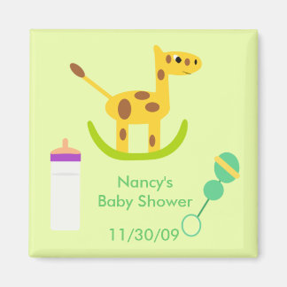 Neutral Giraffe Toy Baby Duwer Gefälligkeitsmagnet Magnet