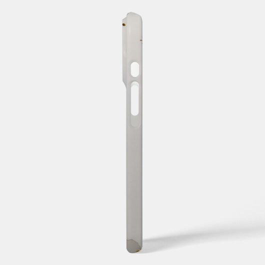 Neutral & Gold Marble Case-Mate iPhone Hülle (Rückseite / Links)