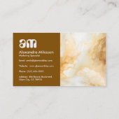 Neutral Gold Professional Visitenkarte (Rückseite)