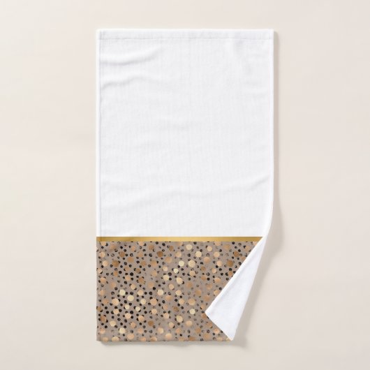 NEUTRAL GOLD SPOT BADEZIMMER TOWEL SET (Handtuch)