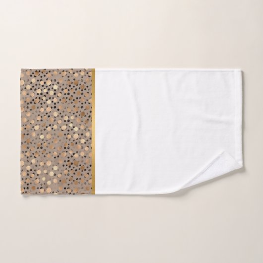 NEUTRAL GOLD SPOT BADEZIMMER TOWEL SET (Handtuch)