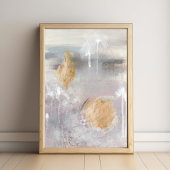 Neutral graues modernes abstrakt-minimalistisches  poster