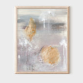 Neutral graues modernes abstrakt-minimalistisches  poster