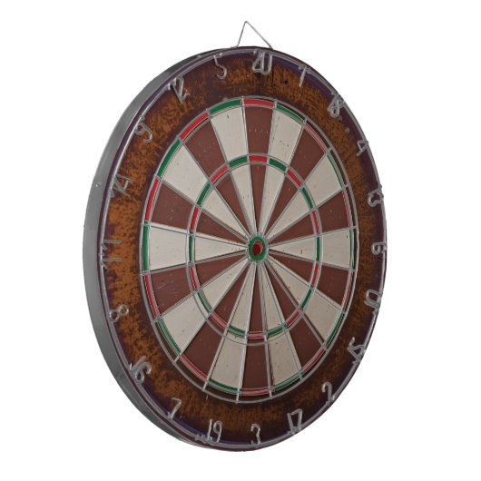 Neutral Gray Dartboard Dartscheibe (Vorderseite Links)