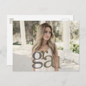 Neutral-II-Ankündigungskarte des Fotos 2024 Postkarte (Vorne/Hinten)