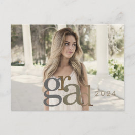 Neutral-II-Ankündigungskarte des Fotos 2024 Postkarte