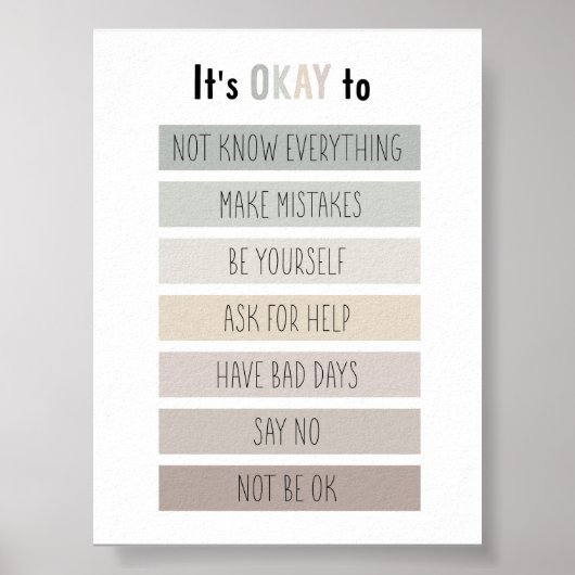 Neutral ist es in Ordnung zu poster (Vorne)