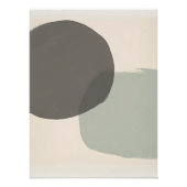 Neutral Japandi Pflanze Poster (Vorderseite)