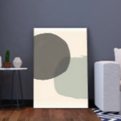 Neutral Japandi Pflanze Poster