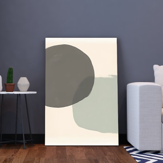 Neutral Japandi Pflanze Poster