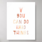 Neutral kann man harte Dinge drucken Poster (Vorne)