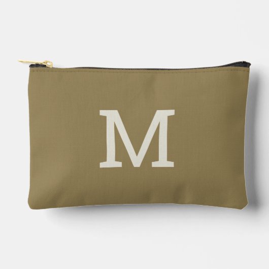 Neutral Khaki Taupe Monogram Accessoires Bag Zubehörtasche (Vorderseite)