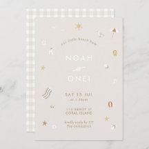 Neutral Kids Beach Pool Party Thema Geburtstag