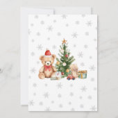 Neutral können wir frühzeitig auf Weihnachtsdusche Einladung (Rückseite)