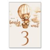 Neutral können wir frühzeitig warten tischnummer (Rückseite)