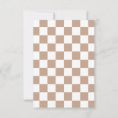 Neutral kontrollierte Krasse Kid-Einladung Einladung (Rückseite)