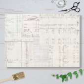 Neutral Ledgers Design Seidenpapier