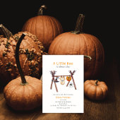 Neutral Little Boo Halloween Baby Shower Einladung