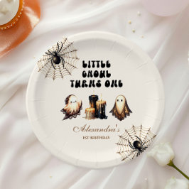 Neutral Little Ghoul Geburtstag Pappteller