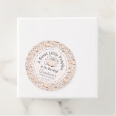 Neutral Little Pumpkin Fall Baby Shower Geschenkanhänger (Beispiel)