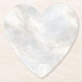 Neutral Marble Design Untersetzer (Vorderseite)