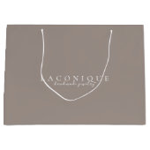 neutral | Minimalistisch | Neutral Große Geschenktüte (Vorderseite)